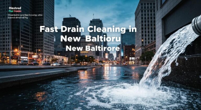 Fast Drain Cleaning in New Baltimore